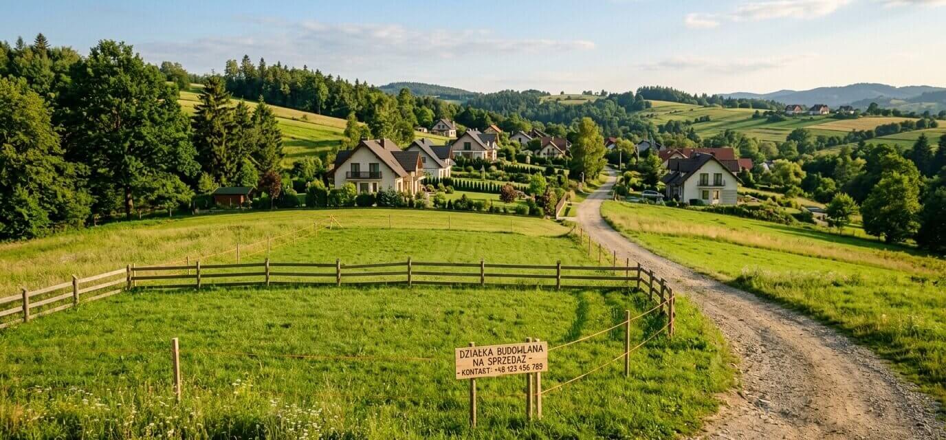 Najdroższe działki w powiecie myślenickim – ranking miejscowości